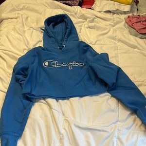 Cropped champion hoodie